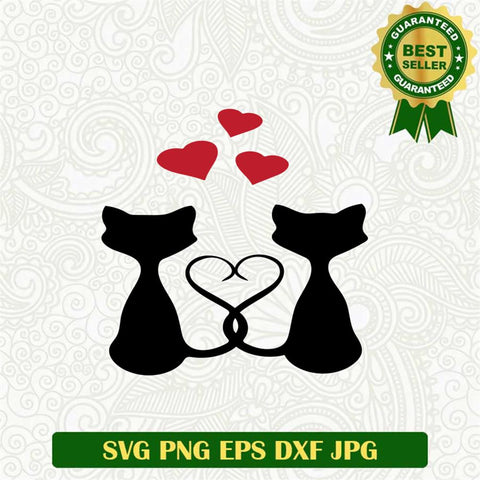 Cat Couple Svg