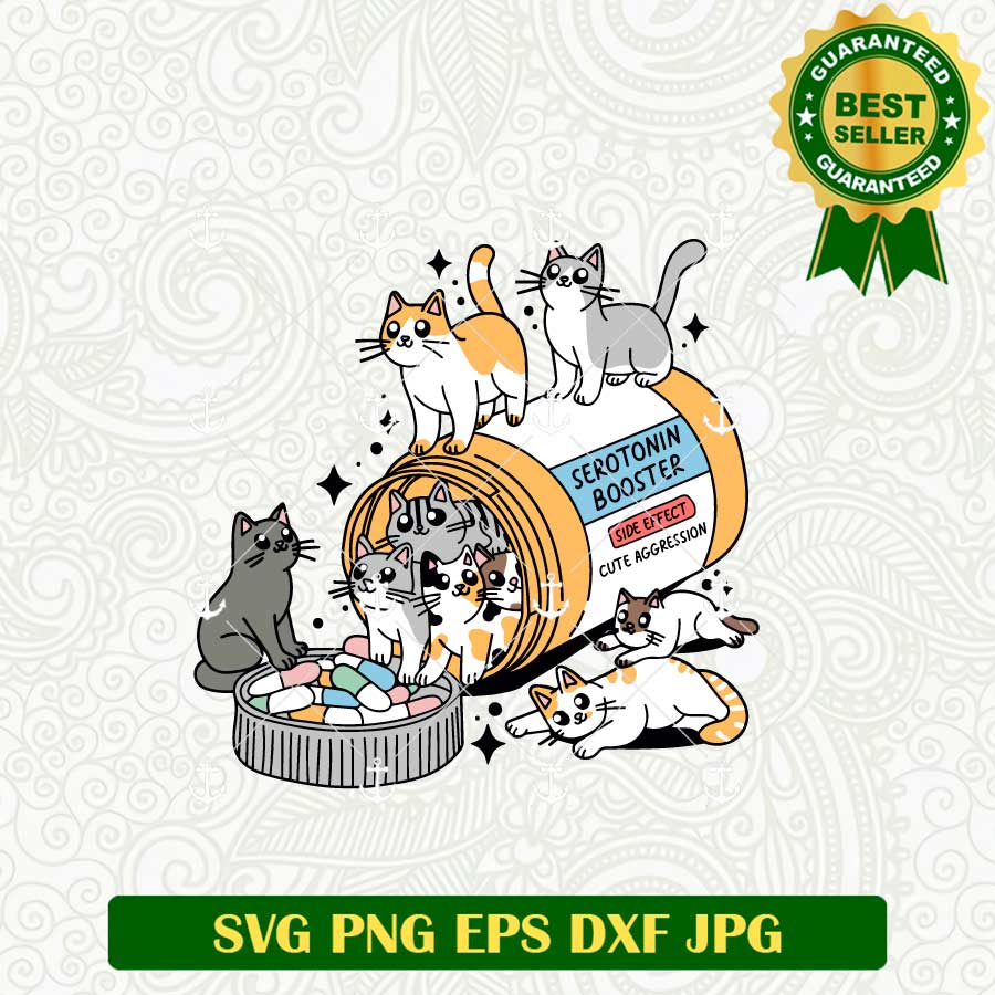 Cat Cute Aggression SVG