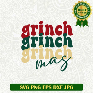Cheerful Grinchmas Svg