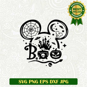 Cheerful Mickey Boo Svg