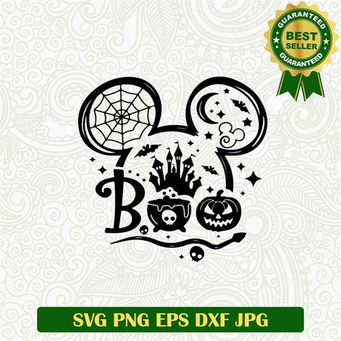 Cheerful Mickey Boo Svg
