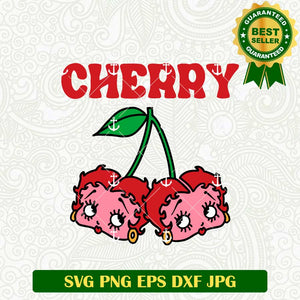 Cherry Betty Boop SVG