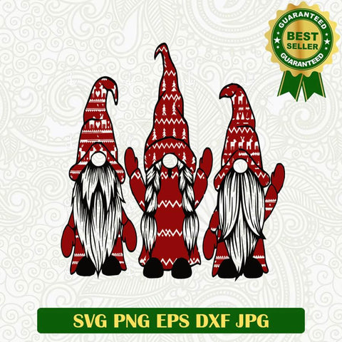  Christmas Gnomes SVG