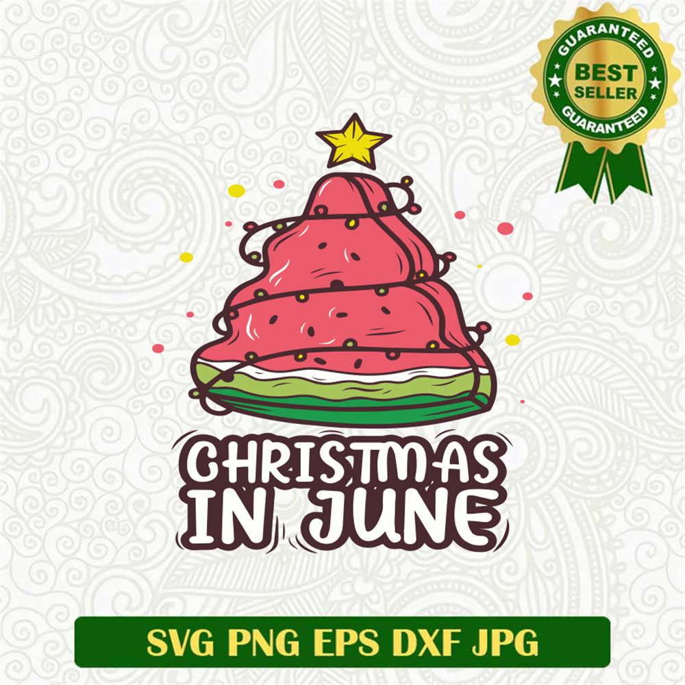 Christmas In July Watermelon SVG