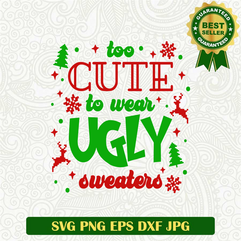 Christmas Ugly Sweater SVG