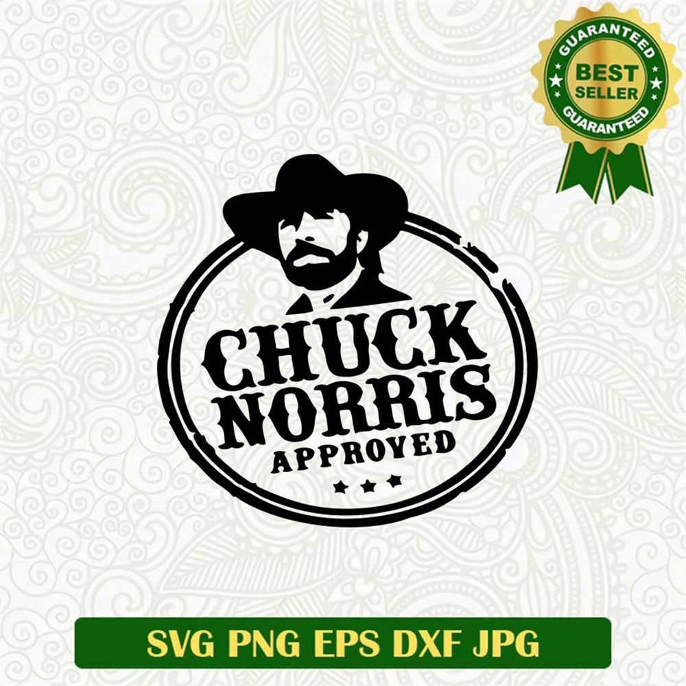 Chuck Norris Stamp Svg