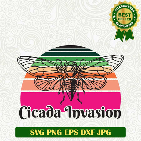 Cicada Invasion SVG, Cicadas Invasion Summer Scream SVG PNG