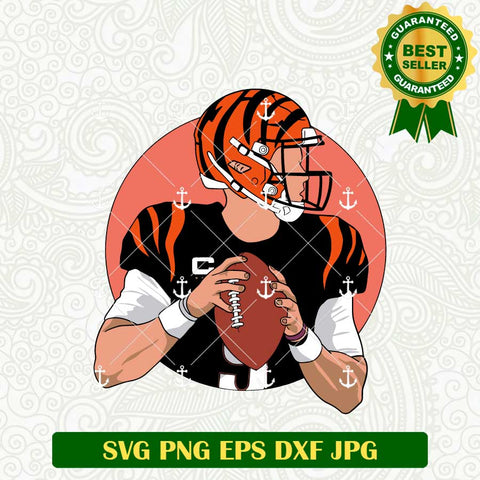 Cincinnati Bengals Football Player SVG