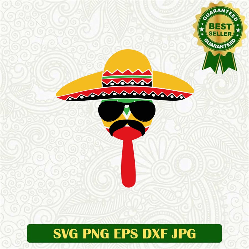 Cinco de Mayo face Sunglasses Svg