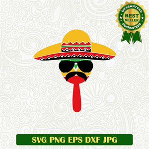 Cinco de Mayo face Sunglasses Svg