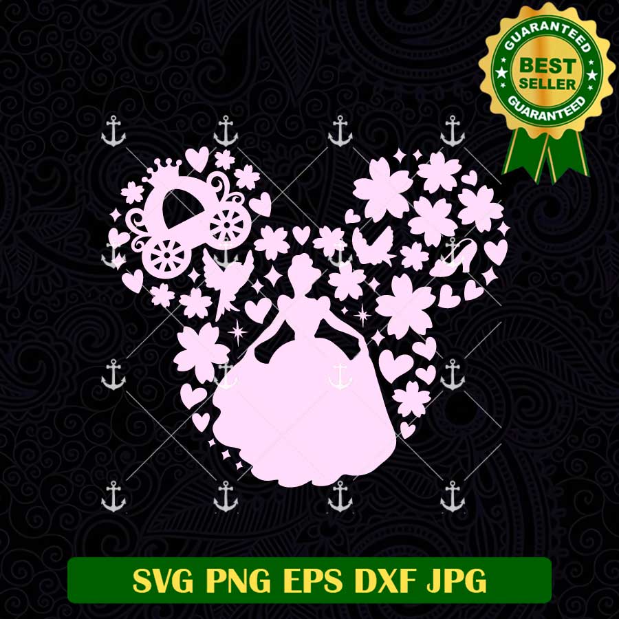 Cinderella Silhouette Svg