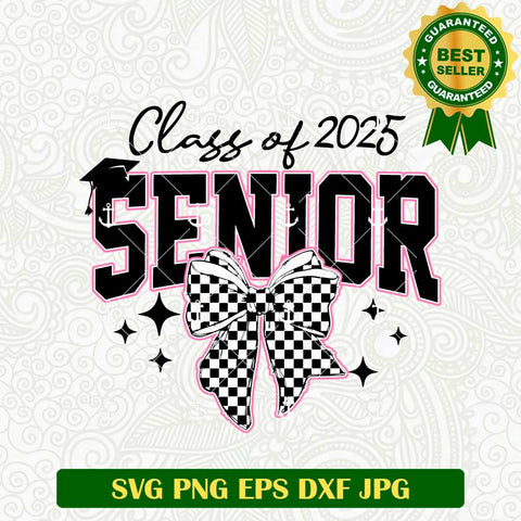 Class Of 2025 Senior Coquette Bow SVG