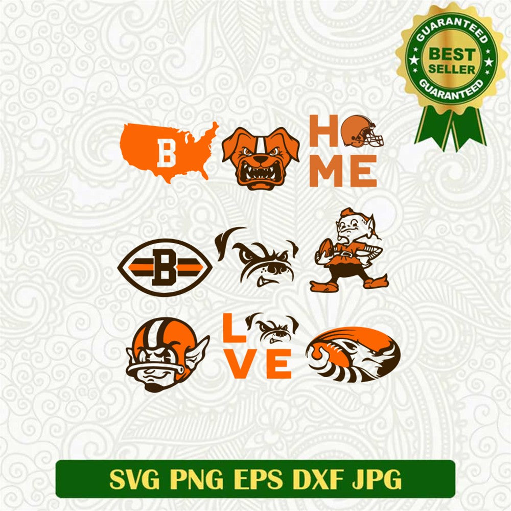 Cleveland browns SVG bundle