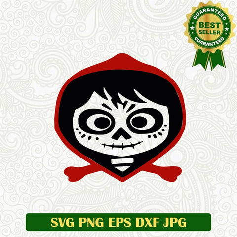 Coco Miguel Skull Svg