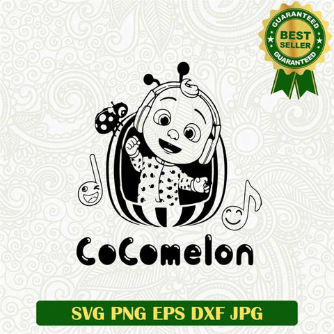 Cocomelon Baby Face SVG