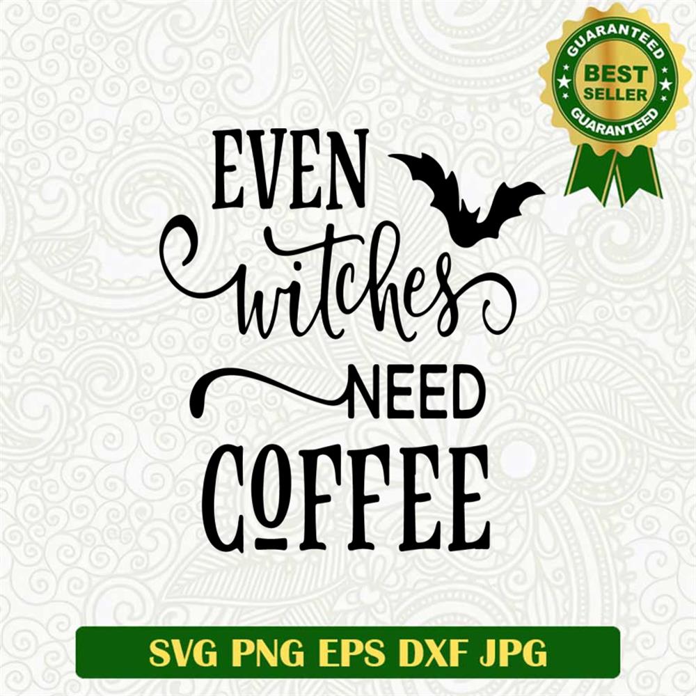 Coffee Witch SVG