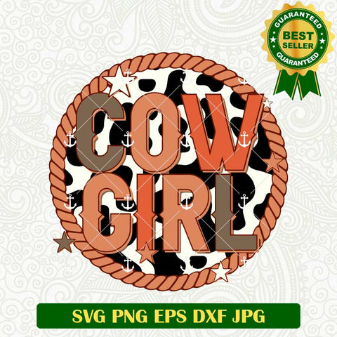 Cow Girl Country SVG