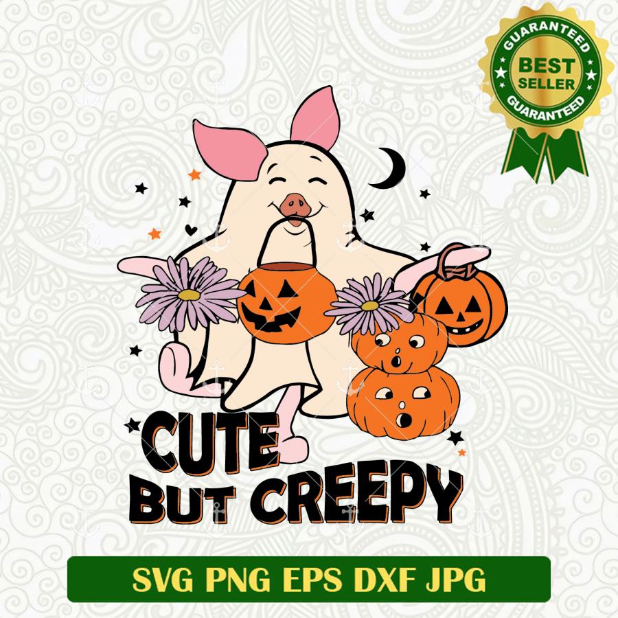 Cute But Creepy Piglet Halloween SVG