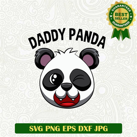 Daddy Panda Svg