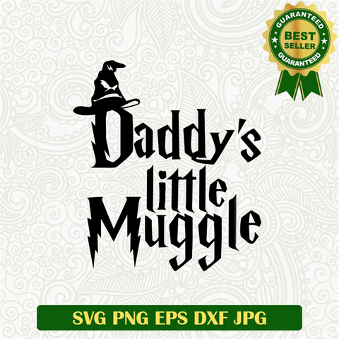 Daddy's Little Muggle Svg
