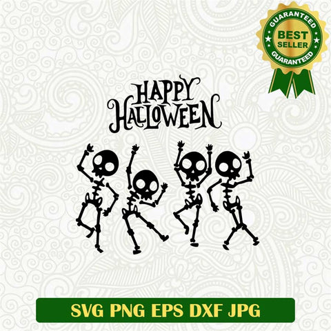 Dancing Skeleton Party Svg