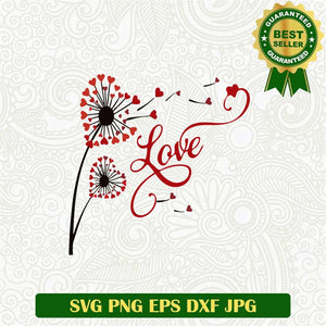 Dandelion Love Svg