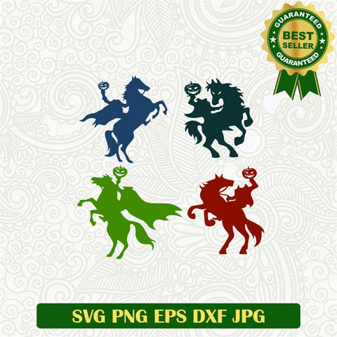 Dark Horseman Halloween Svg