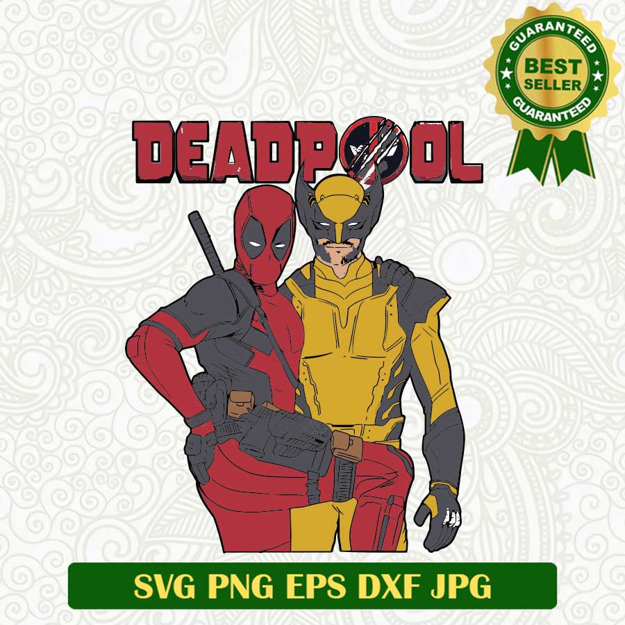 DeadPool and Wolverine SVG, DeadPool Movie SVG PNG