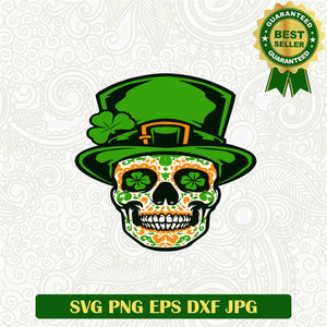 Dead Skull St Patrick Day Svg