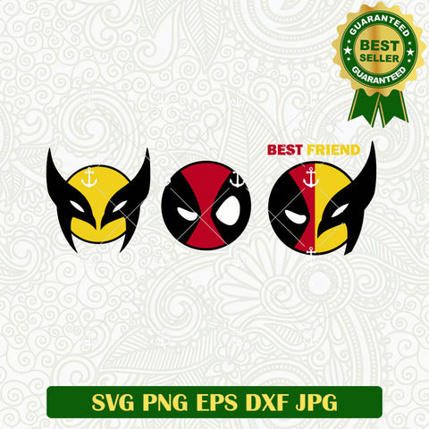 Deadpool And Woverine Friend SVG