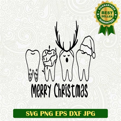 Dental Assistant Christmas SVG