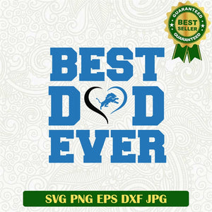 Detroit Lions Dad Svg