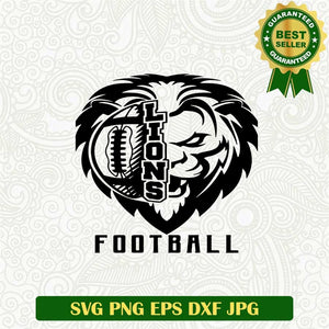 Detroit Lions Helmet Svg