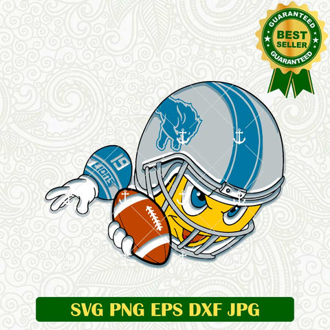 Detroit Lions Mascot SVG