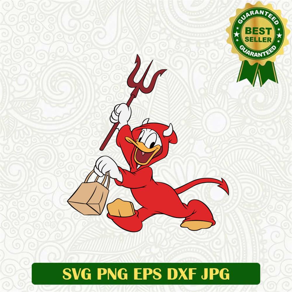 Devil Duck SVG