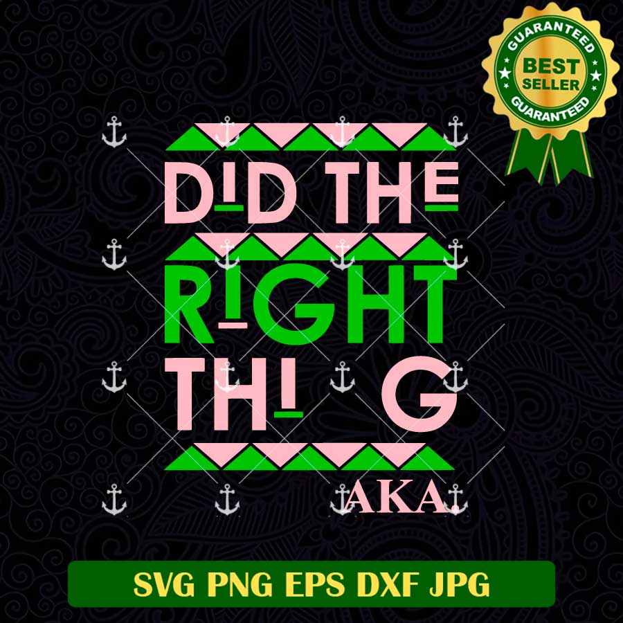 Did the Right Thing Svg
