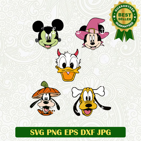 Disney Halloween Characters Bundle SVG