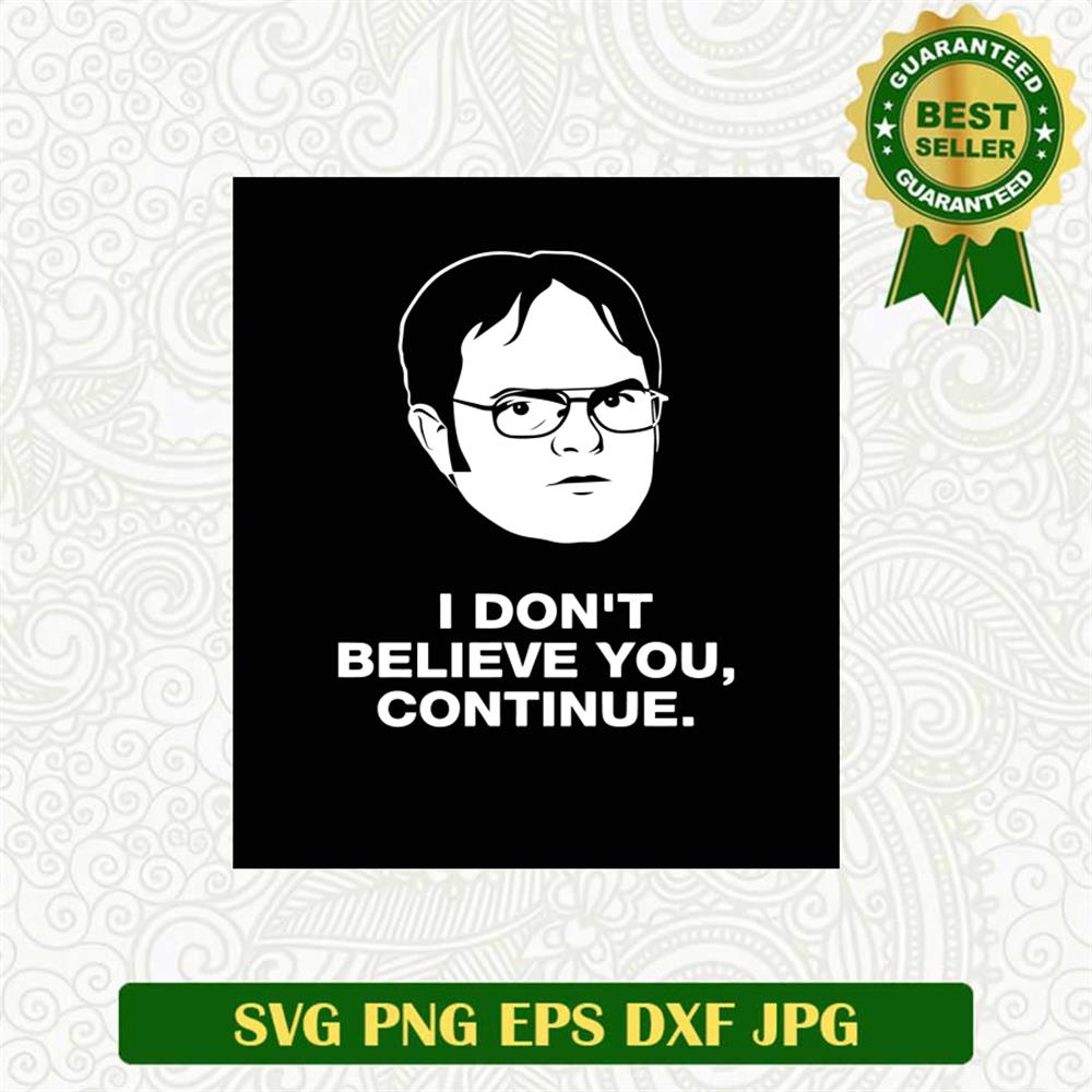 Dwight Schrute Quote SVG