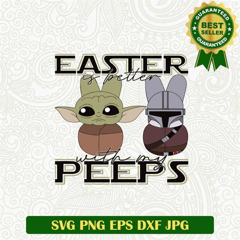 Easter Peeps Baby Yoda Svg