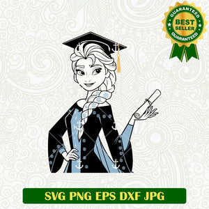 Elsa Graduate SVG