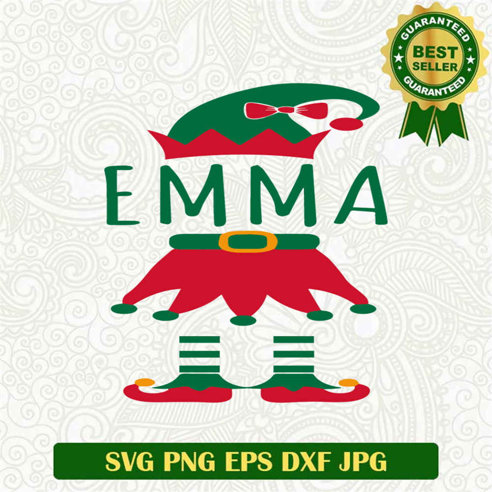 Emma the Christmas Elf SVG