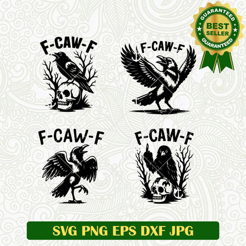 F Caw F Raven bundle SVG