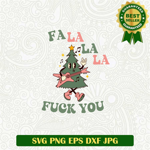  Fa La La Christmas Tree SVG