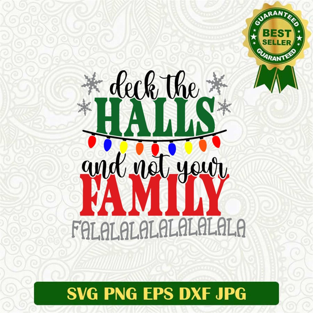 Family Christmas Sarcasm Svg