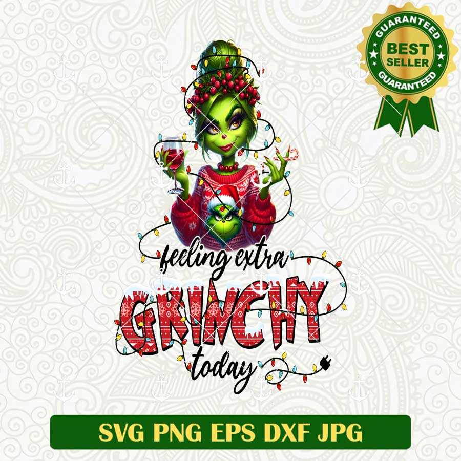 Felling Extra Grinchy Today PNG