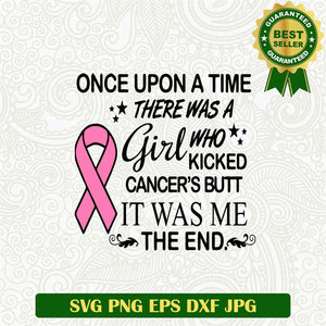 Fighter Girl Cancer Svg