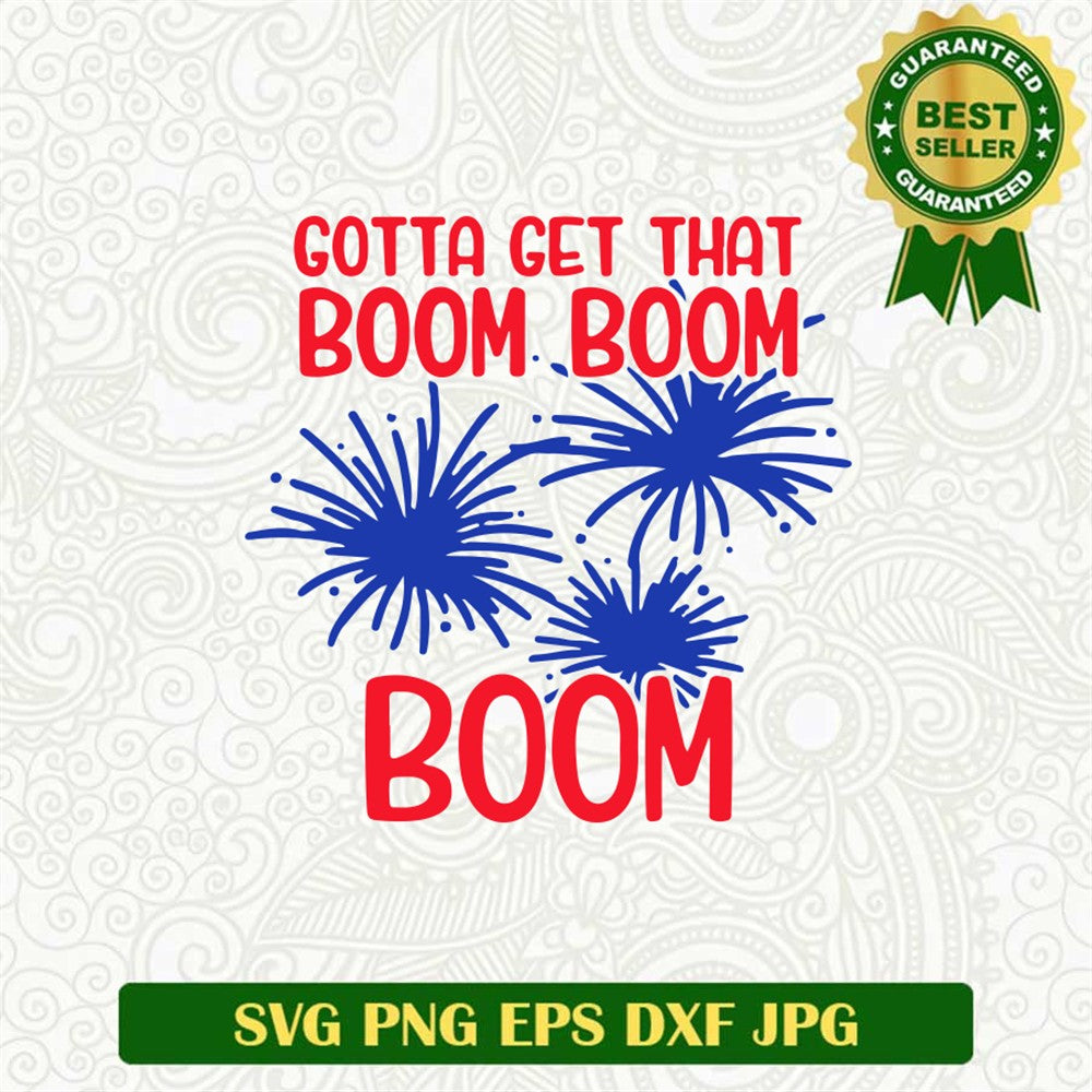 Fireworks Boom Boom Svg