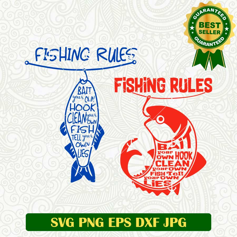 Fishing Rules SVG