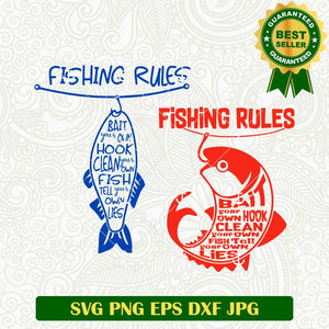 Fishing Rules SVG