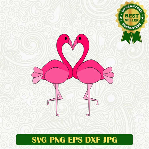Flamingo Couple Svg